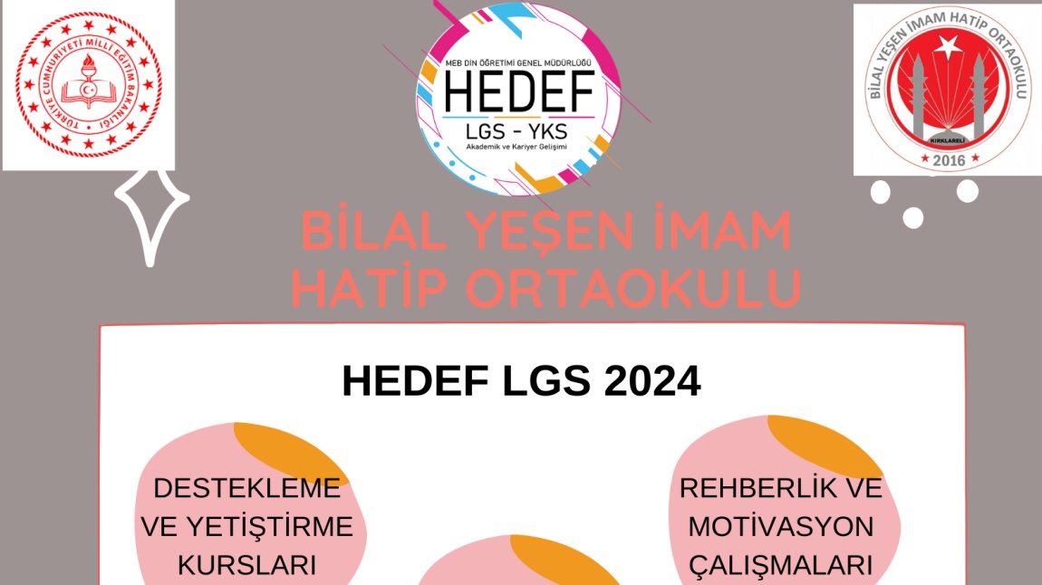 Hedef LGS 2024 Liselere Hazırlık Programı tanıtım afişi 